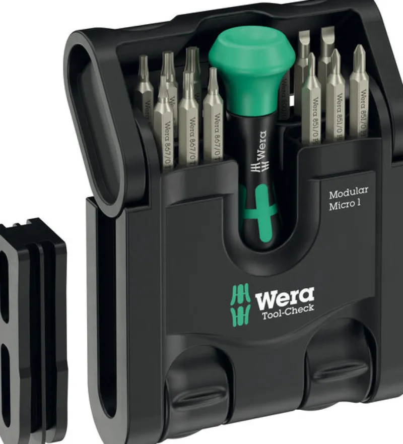 WERA Tool-Check Verktygsats micro 21-delar| Skruvmejslar